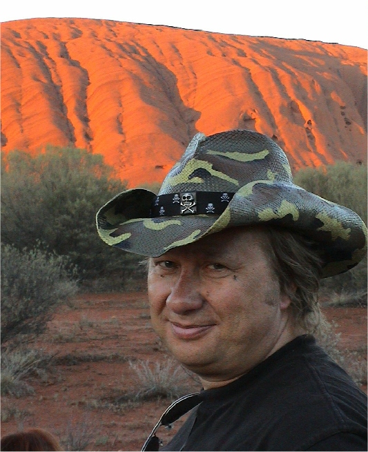 Mats Carlsson at Ayers Rock Australia