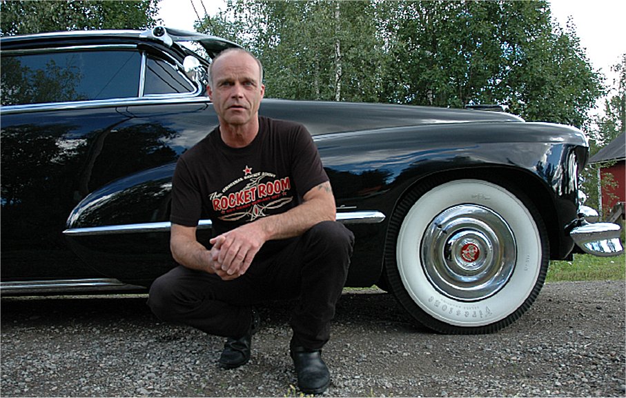 Gunnar Forsström från Bispgården har faktiskt använt bilen som ”bruksis” när veckorna varit soliga på sommaren. Cadillacen flyger fritt utan att torka ihop på något museum. 