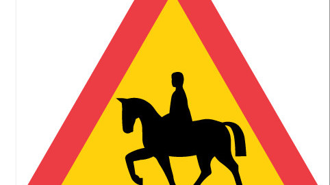 Varning för häst