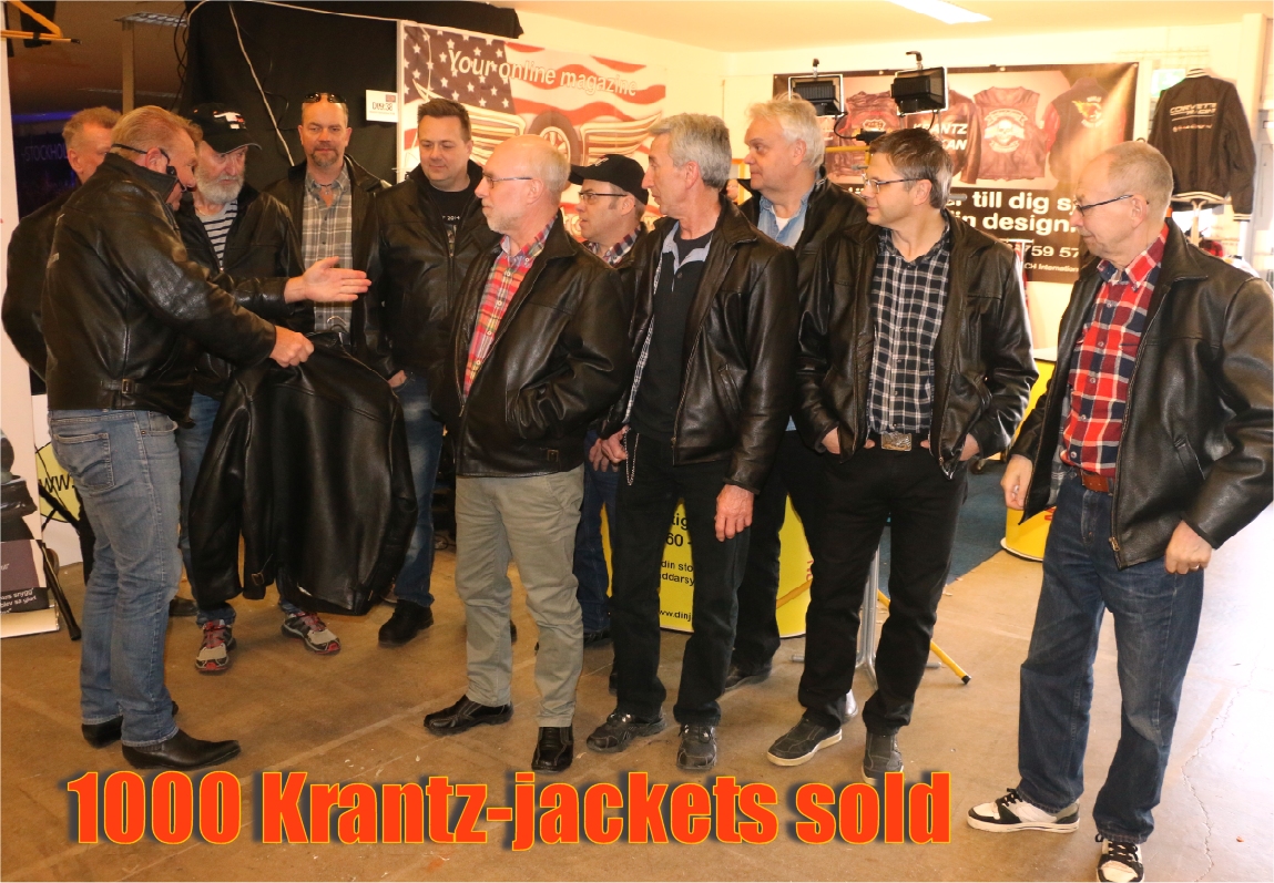 1000 Krantz-jackets sold