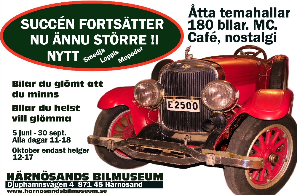 Härnösands bilmuseum 2016